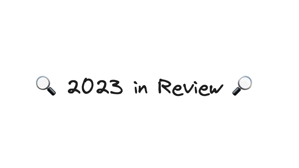 Our 2023 year in review.